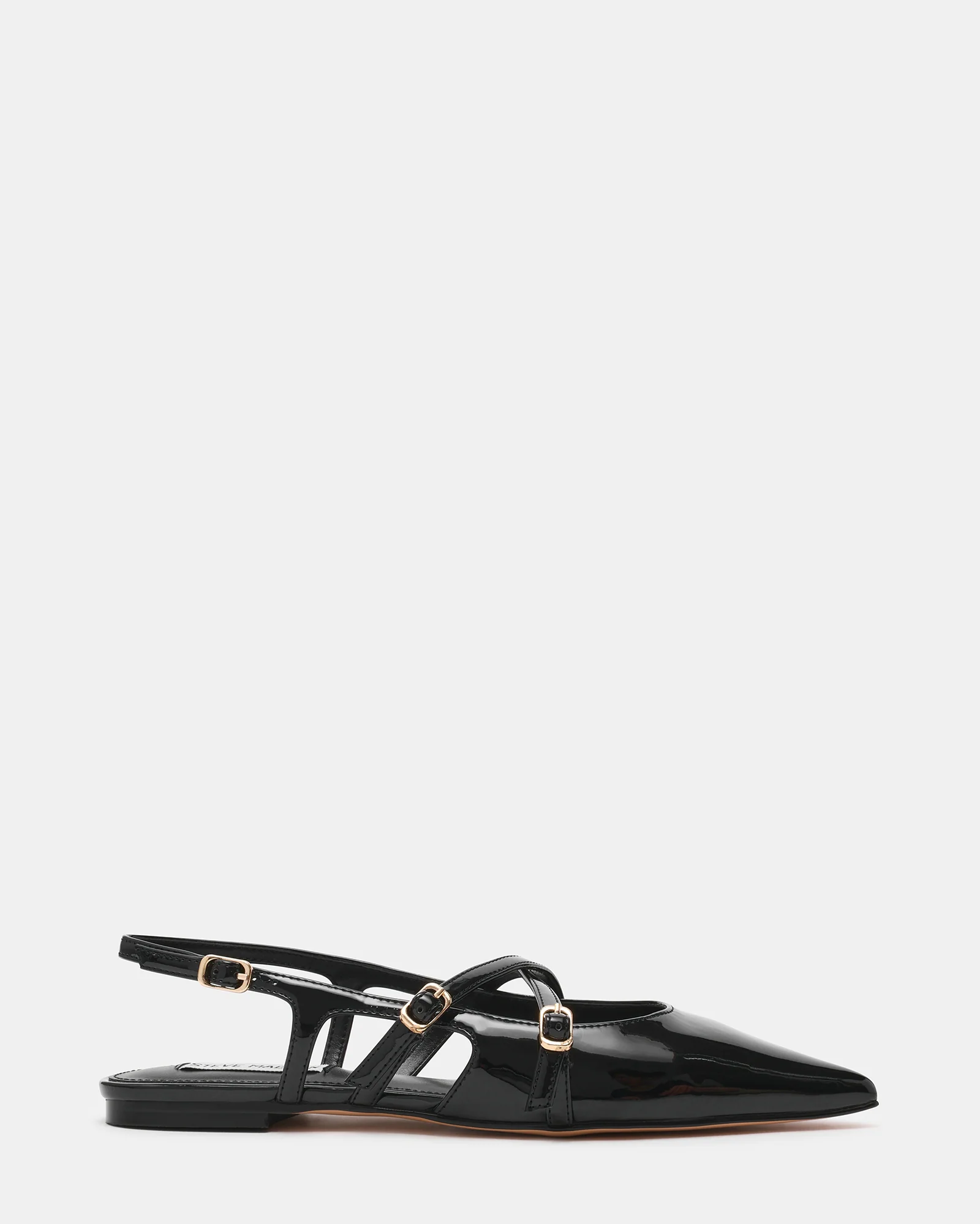 Clio Ballerina Nero Vernice