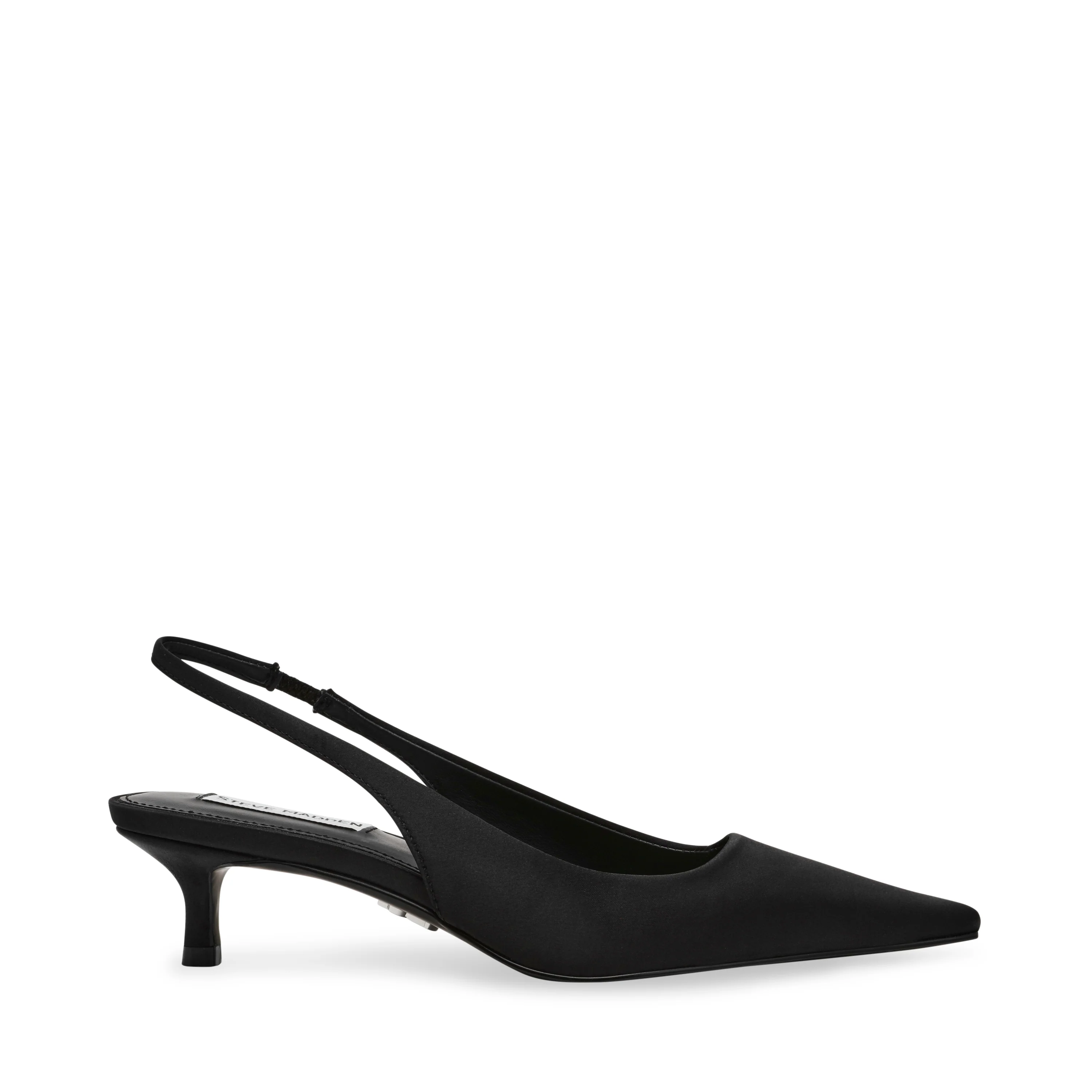 Kari Décolleté Nero Satin