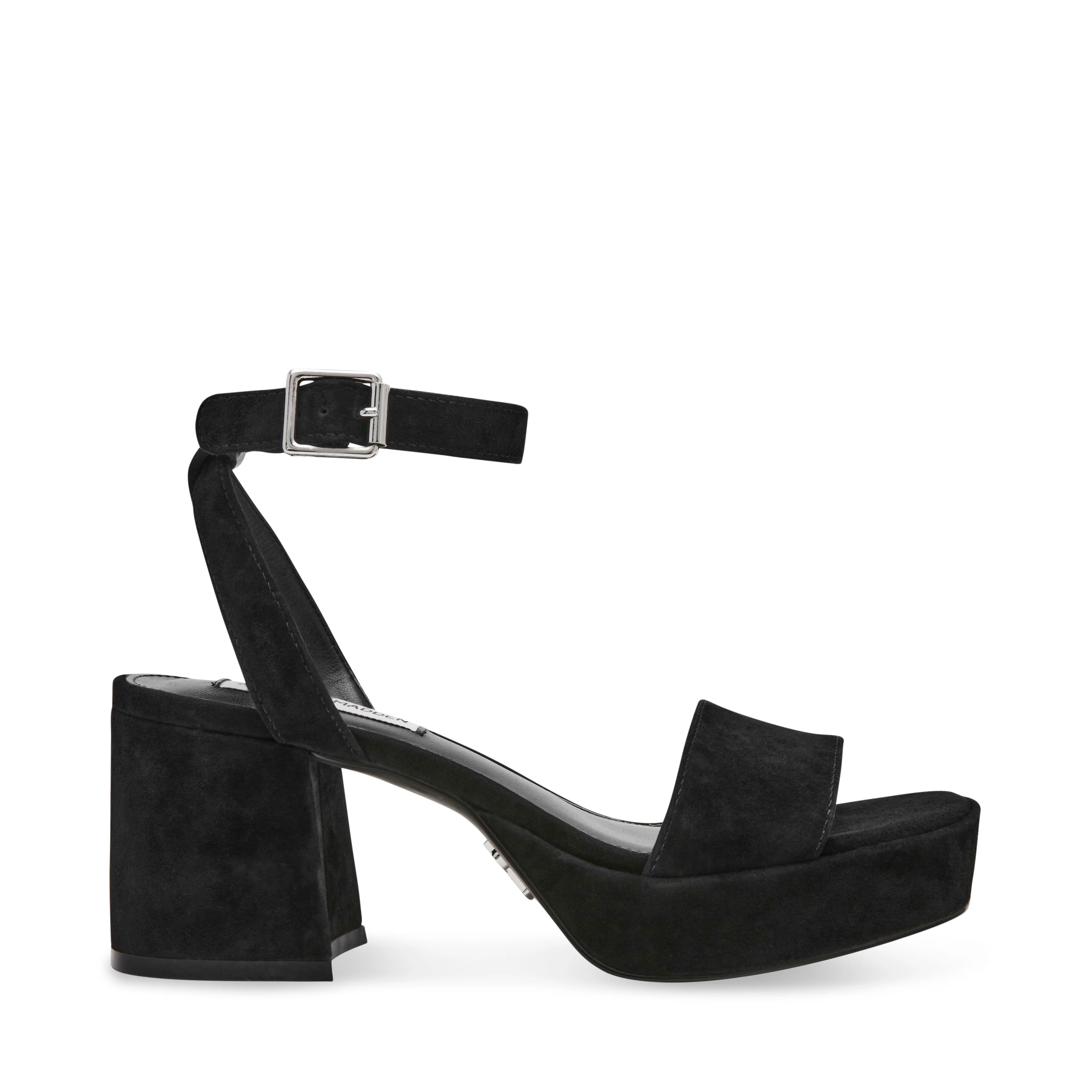 Mercerr Sandalo Nero Suede