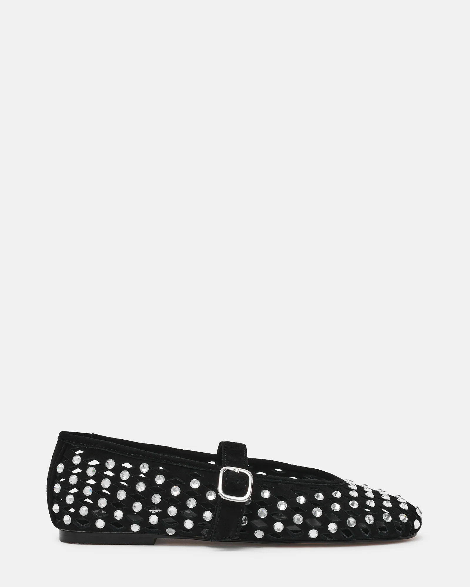 Rerun Ballerina Nero Suede
